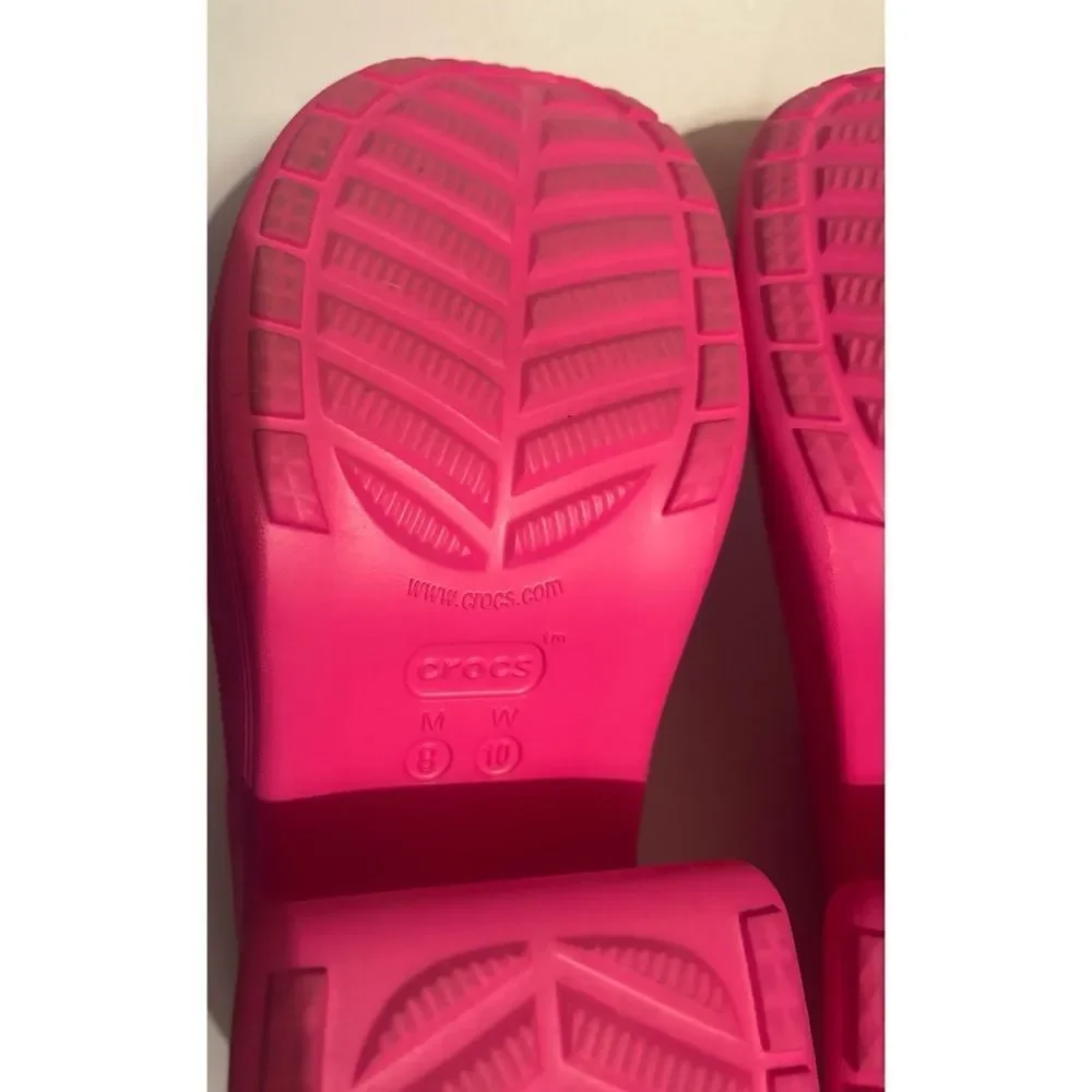 CROCS  Siren Platform Clog in Pink Size W10 / M8 ~ Like New
